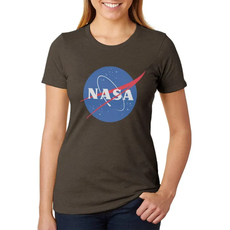 NASA Logo Juniors Soft Heather T Shirt sold by Old Glory