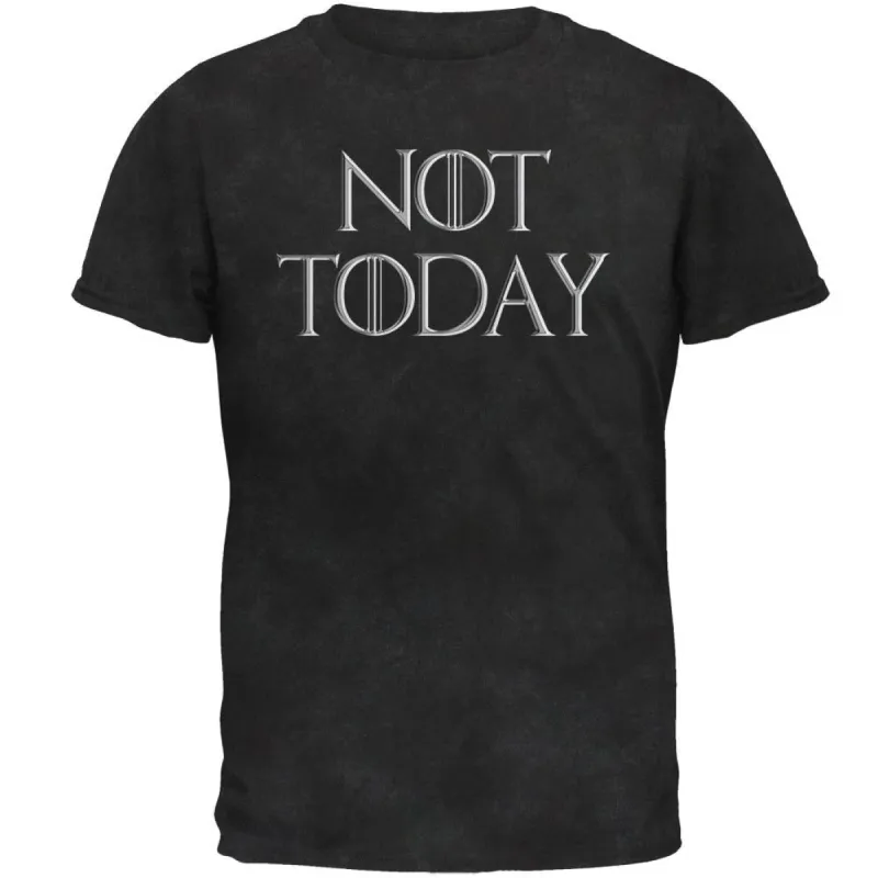 Not Today Procrastinate Death Mens T Shirt sold by Old Glory