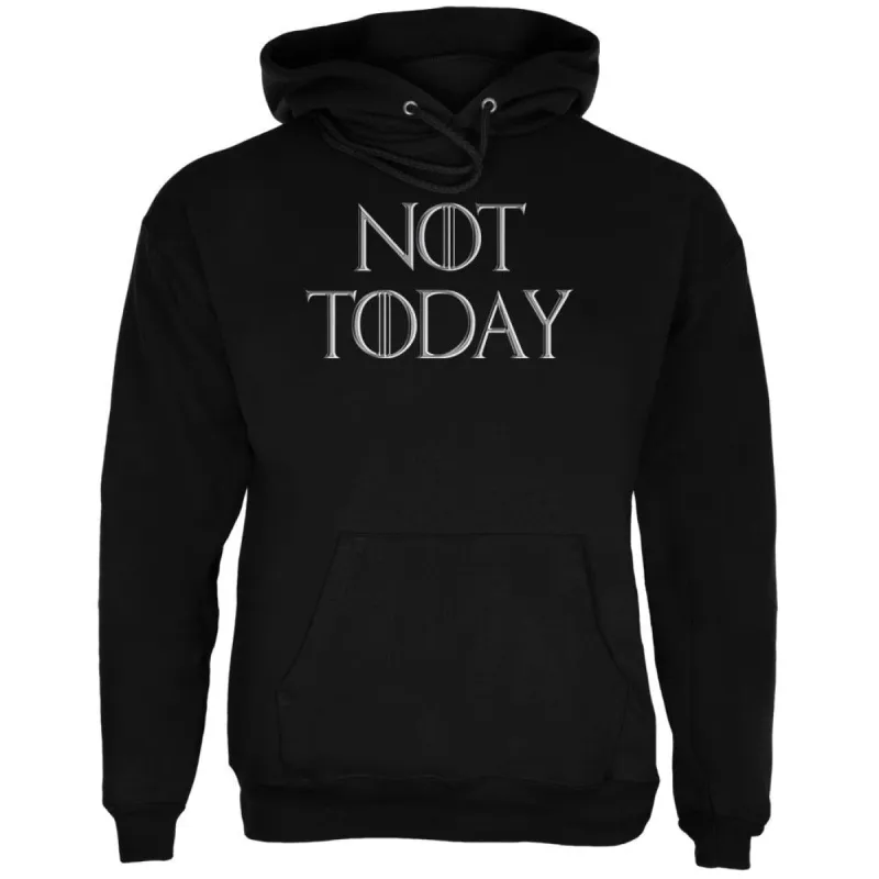 Not Today Procrastinate Death Mens Hoodie sold by Old Glory