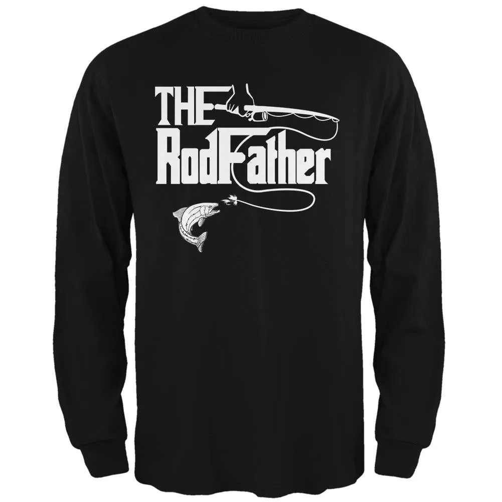 Father's Day Rod Father Fishing Mens Long Sleeve T Shirt sold by Old Glory