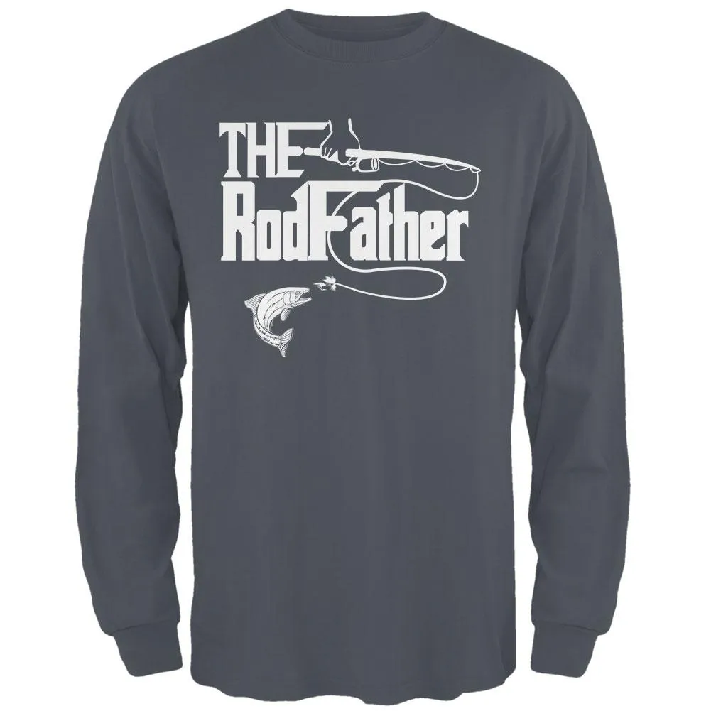 Father's Day Rod Father Fishing Mens Long Sleeve T Shirt sold by Old Glory product image thumbnail 2