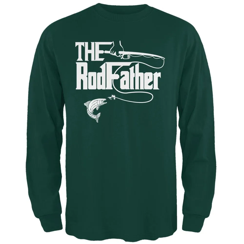 Father's Day Rod Father Fishing Mens Long Sleeve T Shirt sold by Old Glory product image thumbnail 3