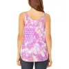 Sri Yantra Sacred Geometry Juniors Flowy Side Slit Tank Top sold by Old Glory