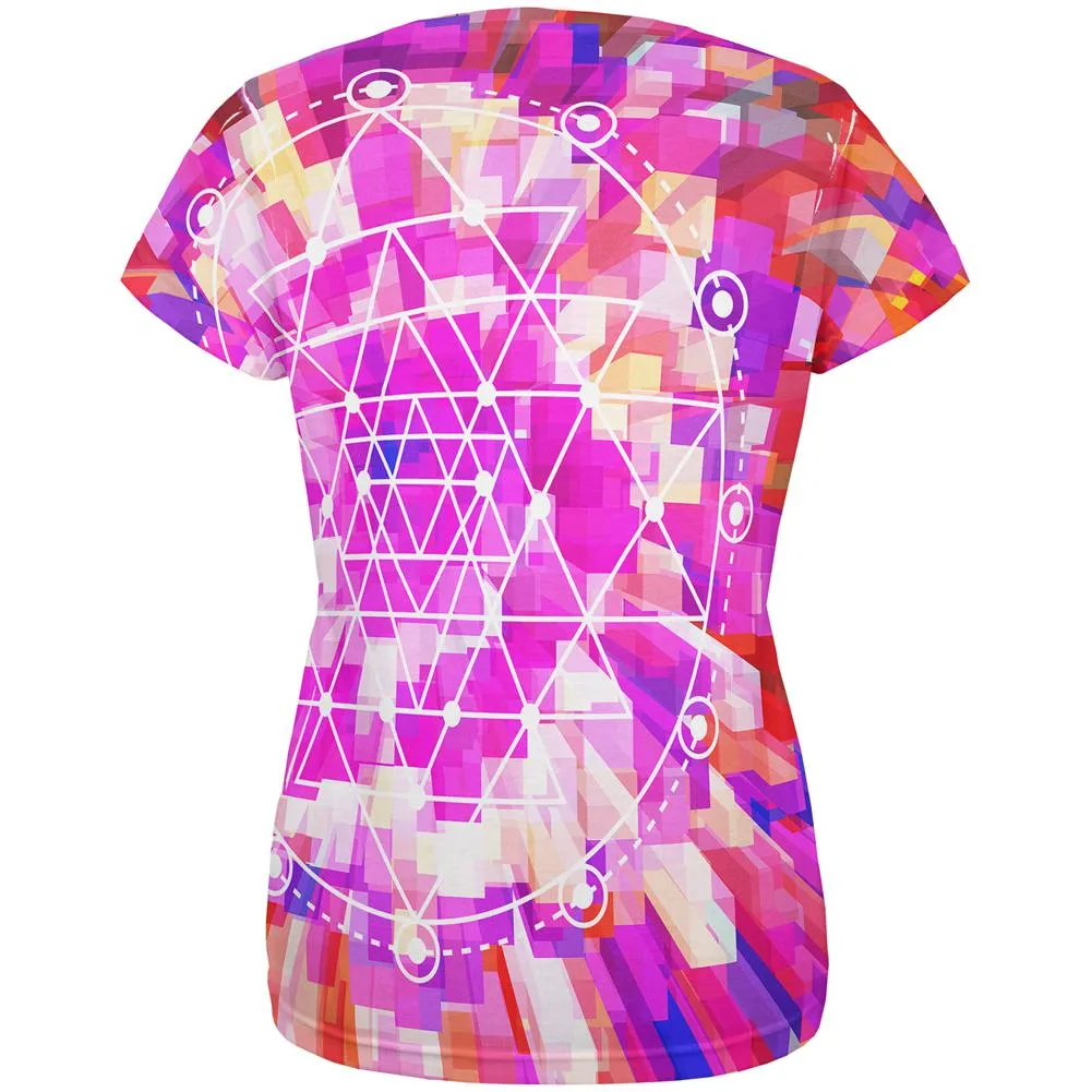 Sri Yantra Sacred Geometry All Over Womens T Shirt sold by Old Glory product image thumbnail 2