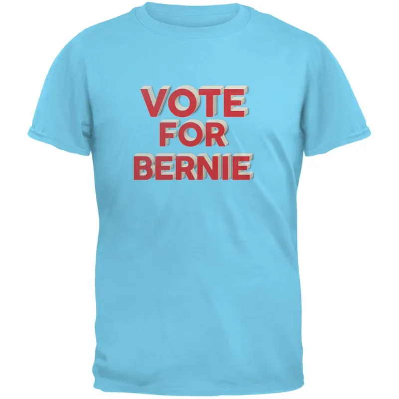 Election 2020 Vote For Bernie 3D Sky Adult T-Shirt sold by Old Glory