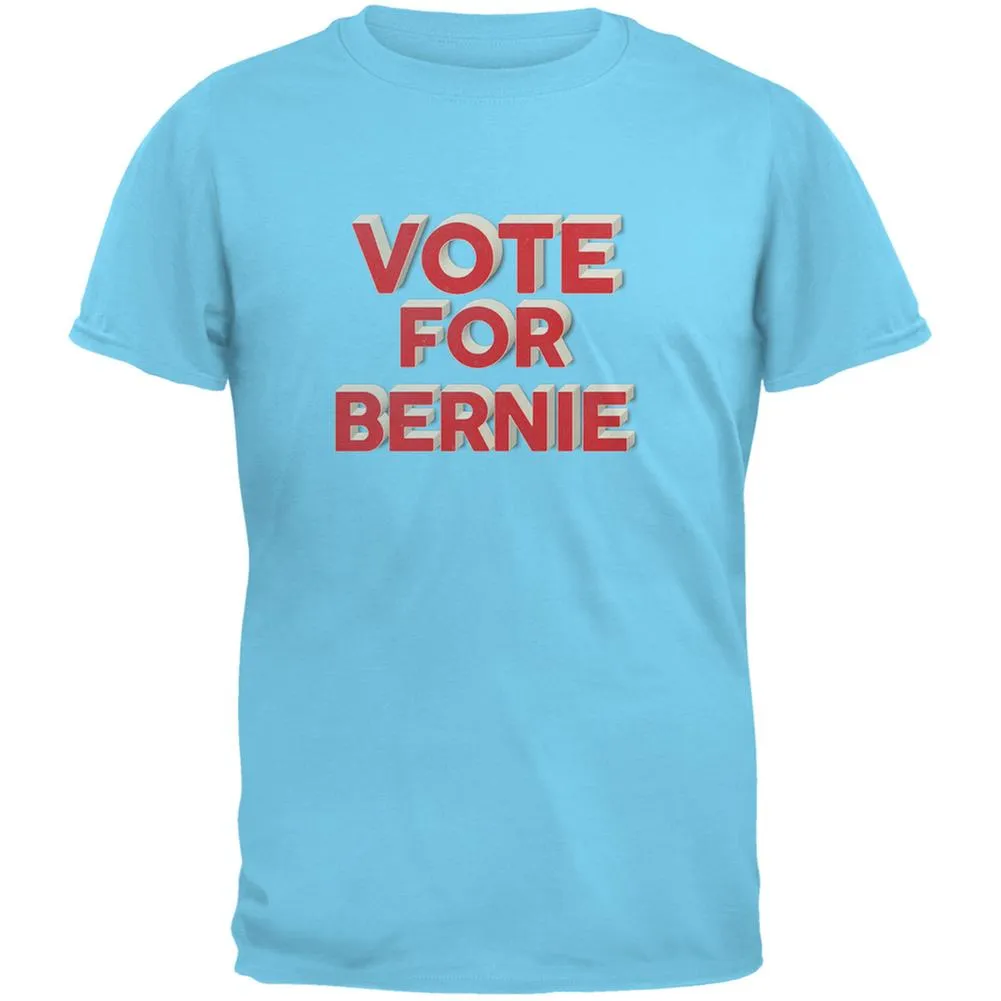 Election 2020 Vote For Bernie 3D Sky Adult T-Shirt sold by Old Glory