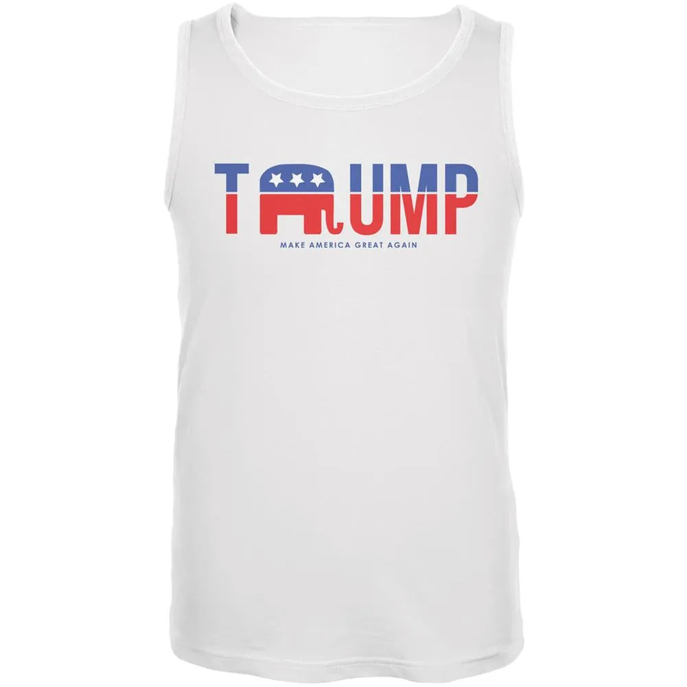 Election 2020 Trump Make America Great Again White Adult Tank Top sold by Old Glory