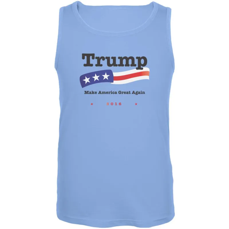 Election 2020 Trump Make America Great Carolina Blue Adult Tank Top sold by Old Glory