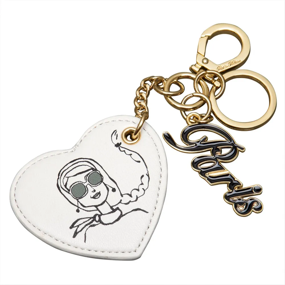 Paris Hilton Handbags - Signature Black & White Keychain sold by Old Glory