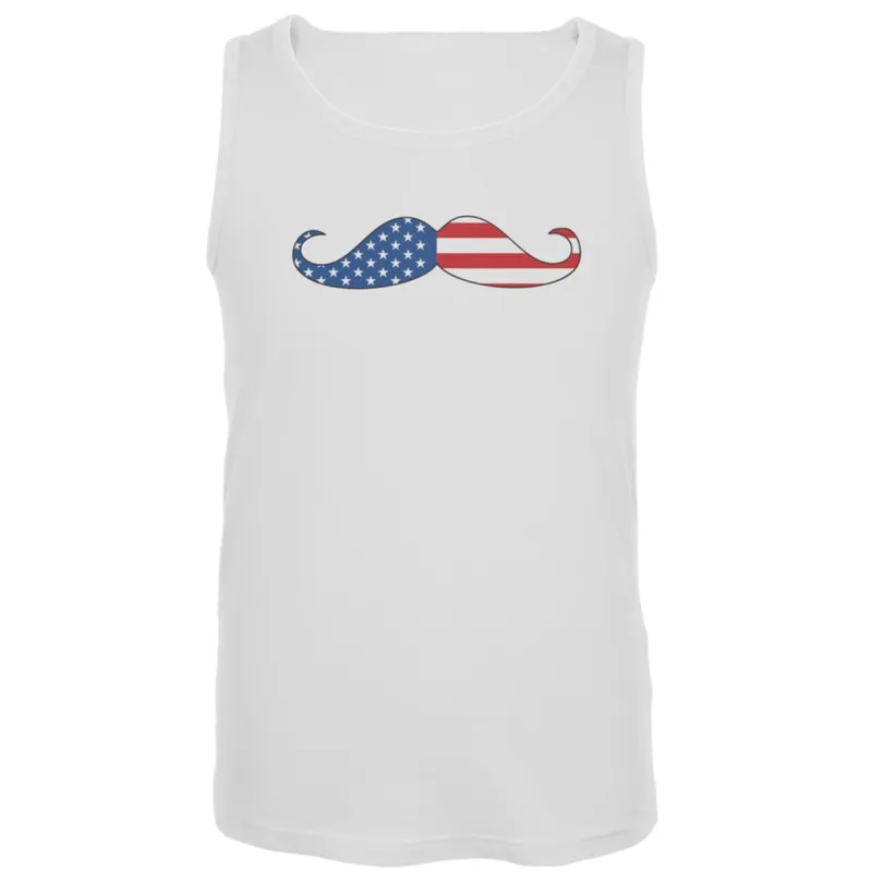 American Mustache Men's Tank Top sold by Old Glory