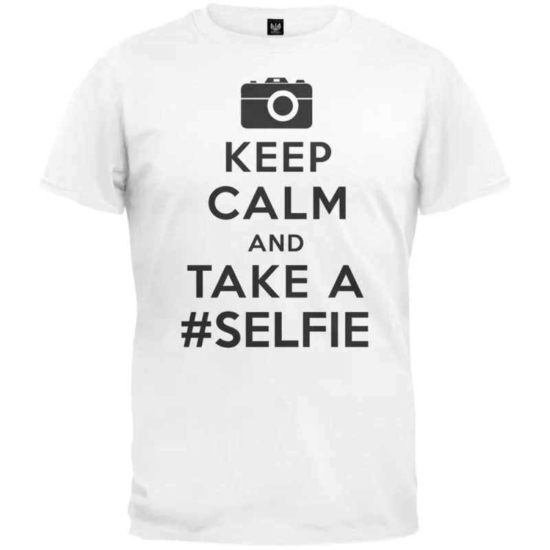 Keep Calm and Take a #SELFIE T-Shirt sold by Old Glory
