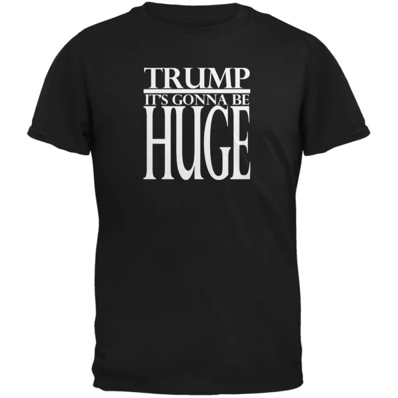 Election 2020 Trump Huge Black Adult T-Shirt sold by Old Glory