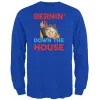 Election 2020 Bernie Bernin' Down Royal Adult Long Sleeve T-Shirt sold by Old Glory