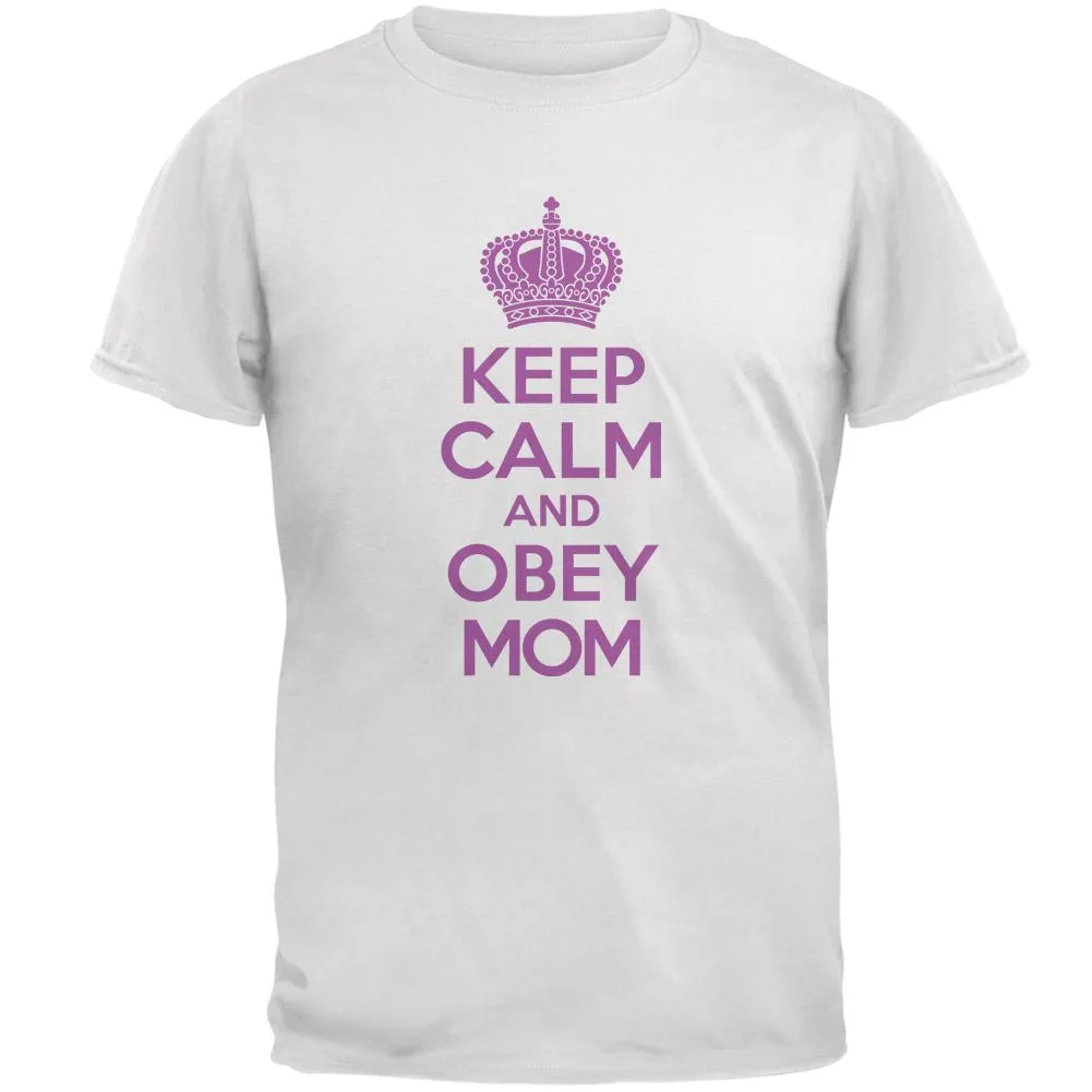Mother's Day Keep Calm And Obey Mom Mens T Shirt sold by Old Glory product image thumbnail 3