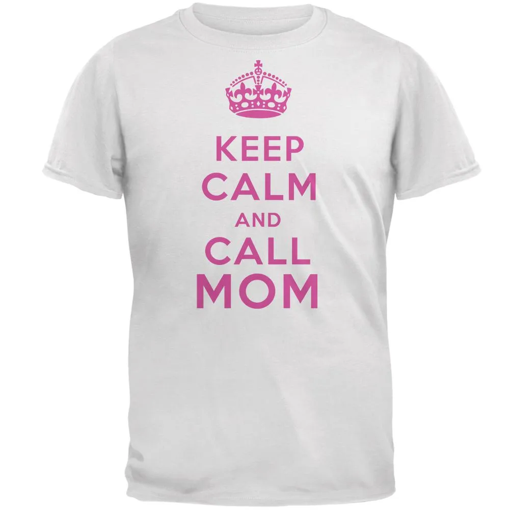 Mother's Day Keep Calm And Call Mom Mens T Shirt sold by Old Glory product image thumbnail 3