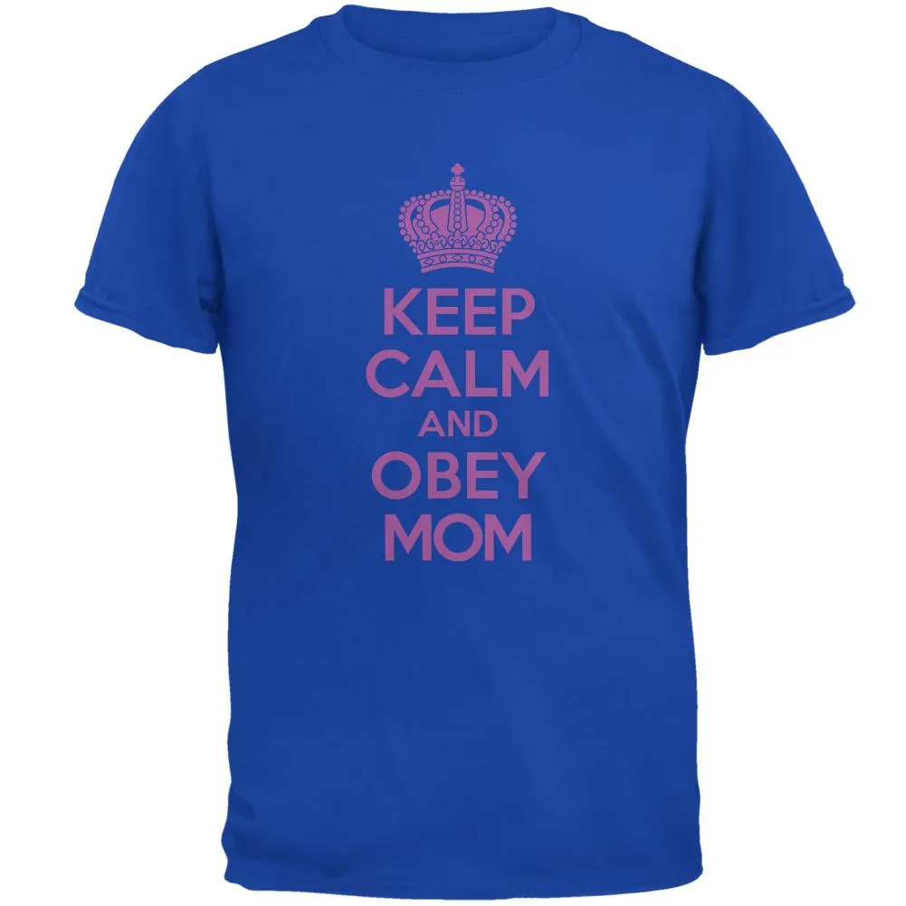 Mother's Day Keep Calm And Obey Mom Mens T Shirt sold by Old Glory product image thumbnail 2