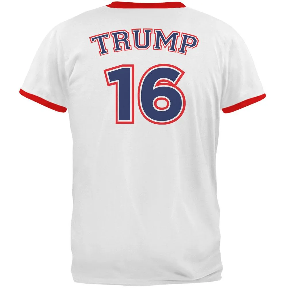 Election 2020 Donald Trump for President Jersey White/Red Men's Ringer T-Shirt sold by Old Glory product image thumbnail 2