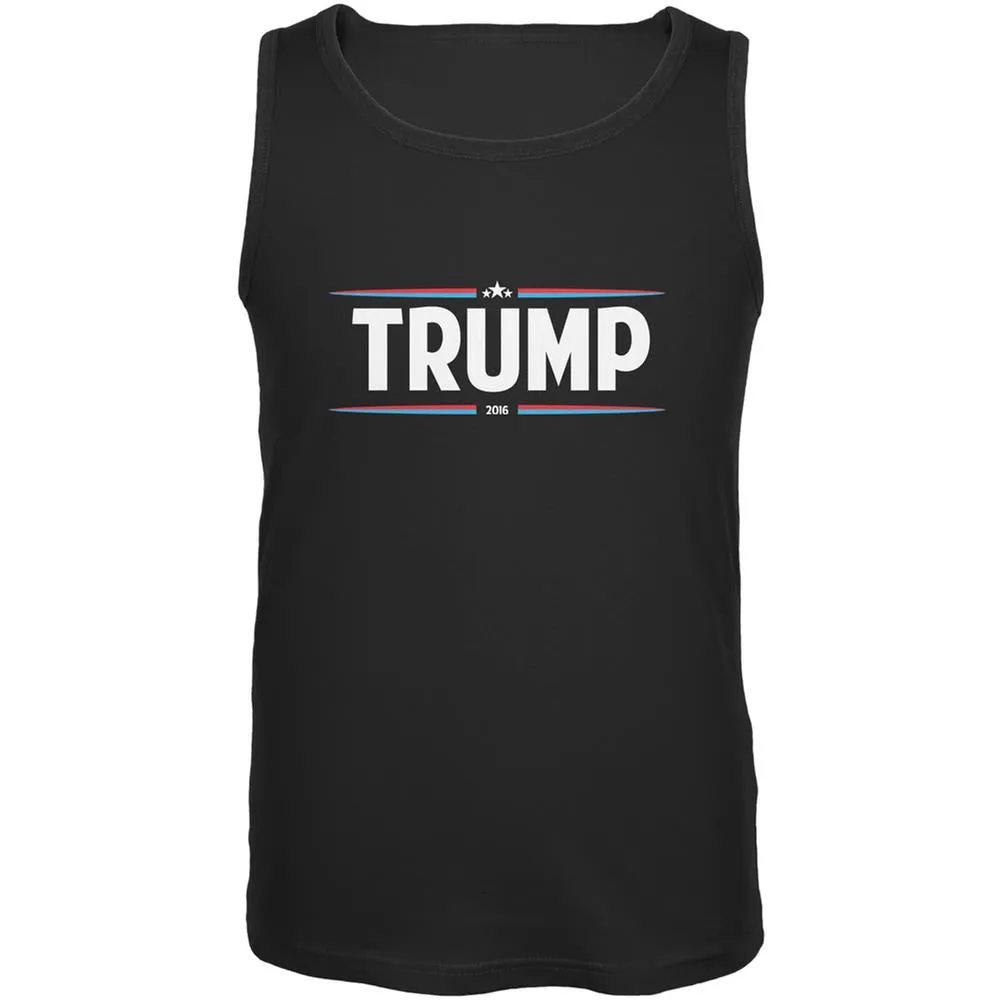 Election 2020 - Trump Thin Stripes Black Adult Tank Top sold by Old Glory