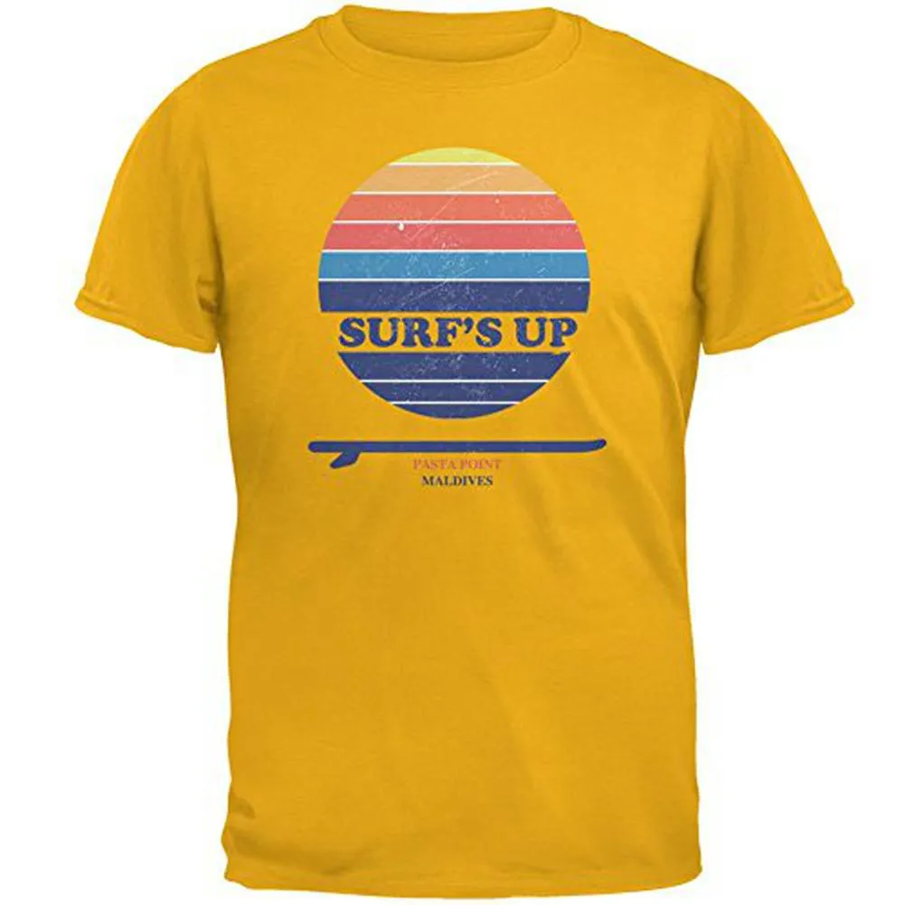 Surf's Up Pasta Point Maldives Mens T Shirt sold by Old Glory