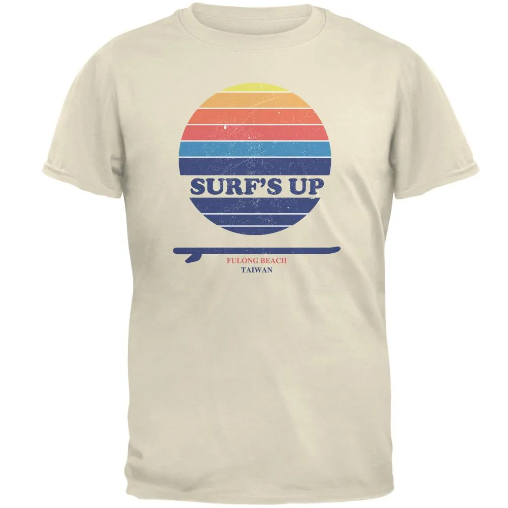 Surf's Up Furlong Beach Taiwan Mens T Shirt sold by Old Glory product image thumbnail 2