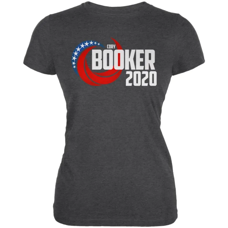 Election 2020 Cory Booker for President Juniors Soft T Shirt sold by Old Glory