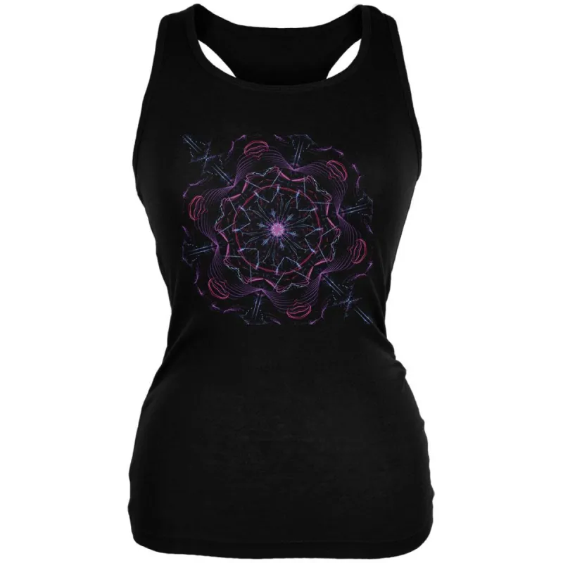 Steam Punk Gear Mandala Juniors Soft Tank Top sold by Old Glory