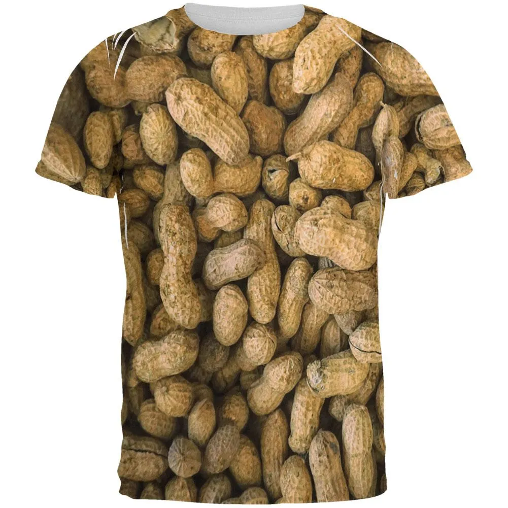 Halloween I'm Nuts Costume Peanuts All Over Mens T Shirt sold by Old Glory