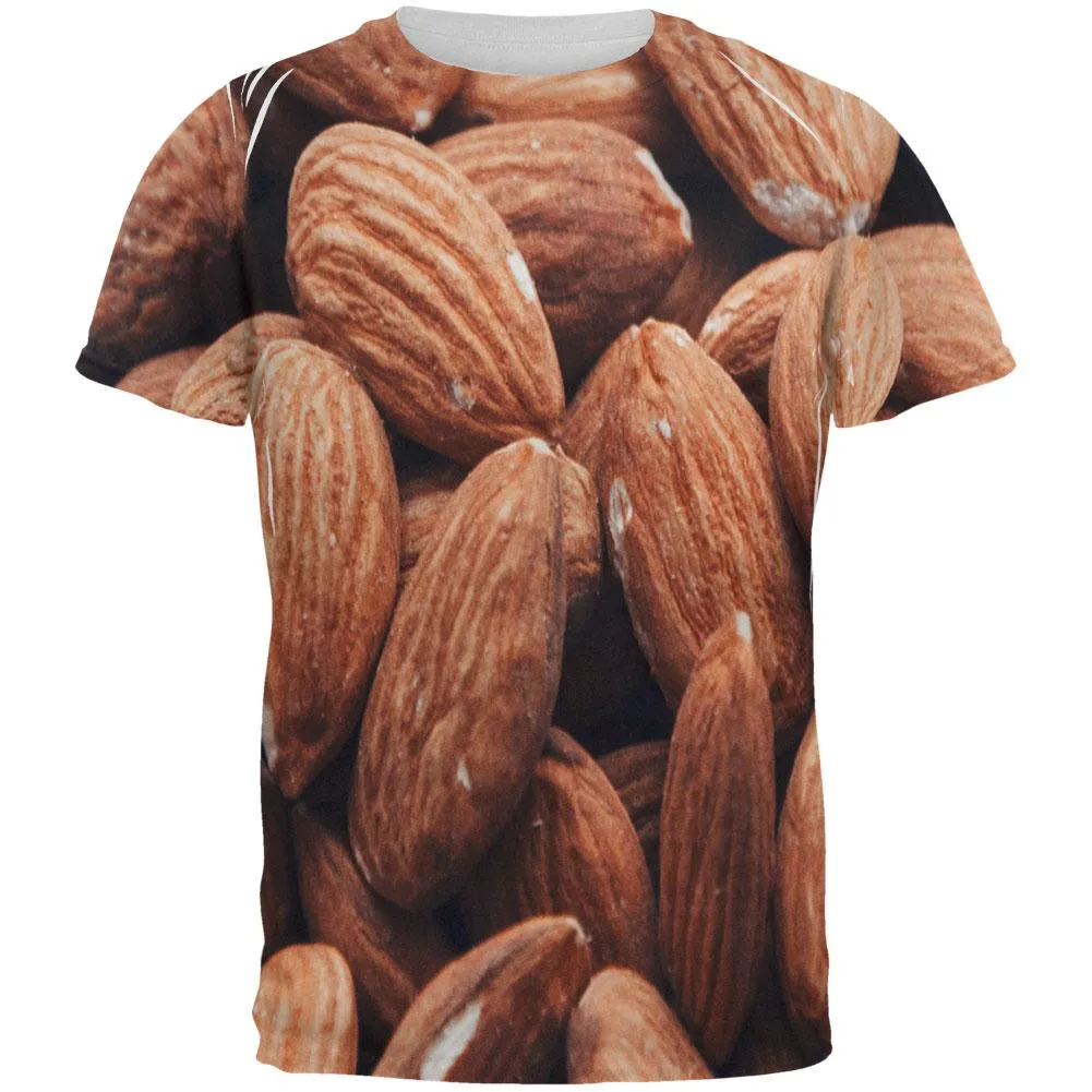 Halloween I'm Nuts Costume Almonds All Over Mens T Shirt sold by Old Glory