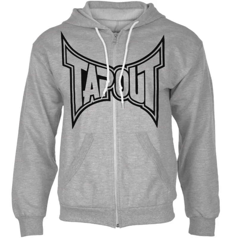 Tapout - Classic Black Logo Mens Zip-Up Hoodie sold by Old Glory