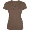 Molon Labe Ancient Greek Letters Juniors Heather Brown T-Shirt sold by Old Glory