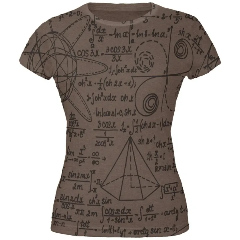Math Geek Formula Juniors Soft T Shirt sold by Old Glory