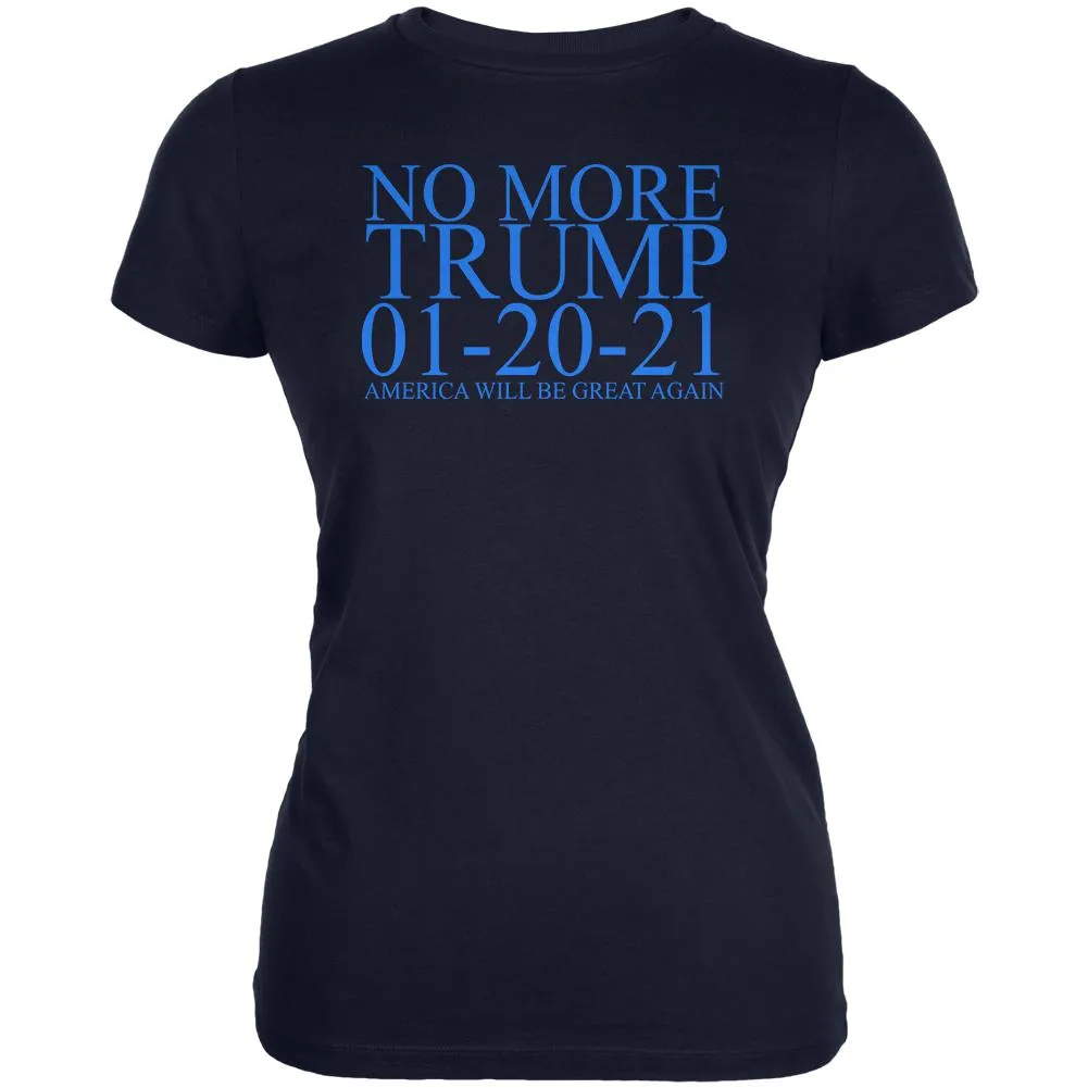 Election 2020 No More Trump 01-20-21 Juniors Soft T Shirt sold by Old Glory product image thumbnail 2