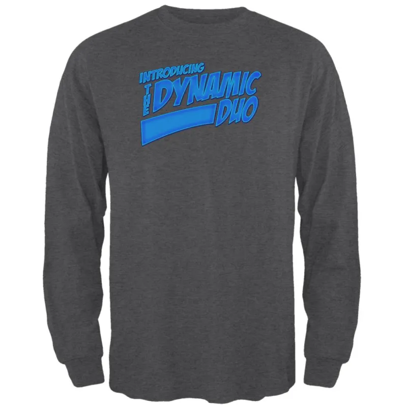 Dynamic Duo Funny Comic Book Mens Long Sleeve T Shirt sold by Old Glory