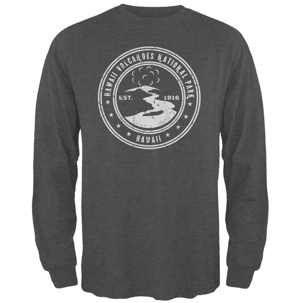 Hawaii Volcanoes National Park Mens Long Sleeve T Shirt sold by Old Glory