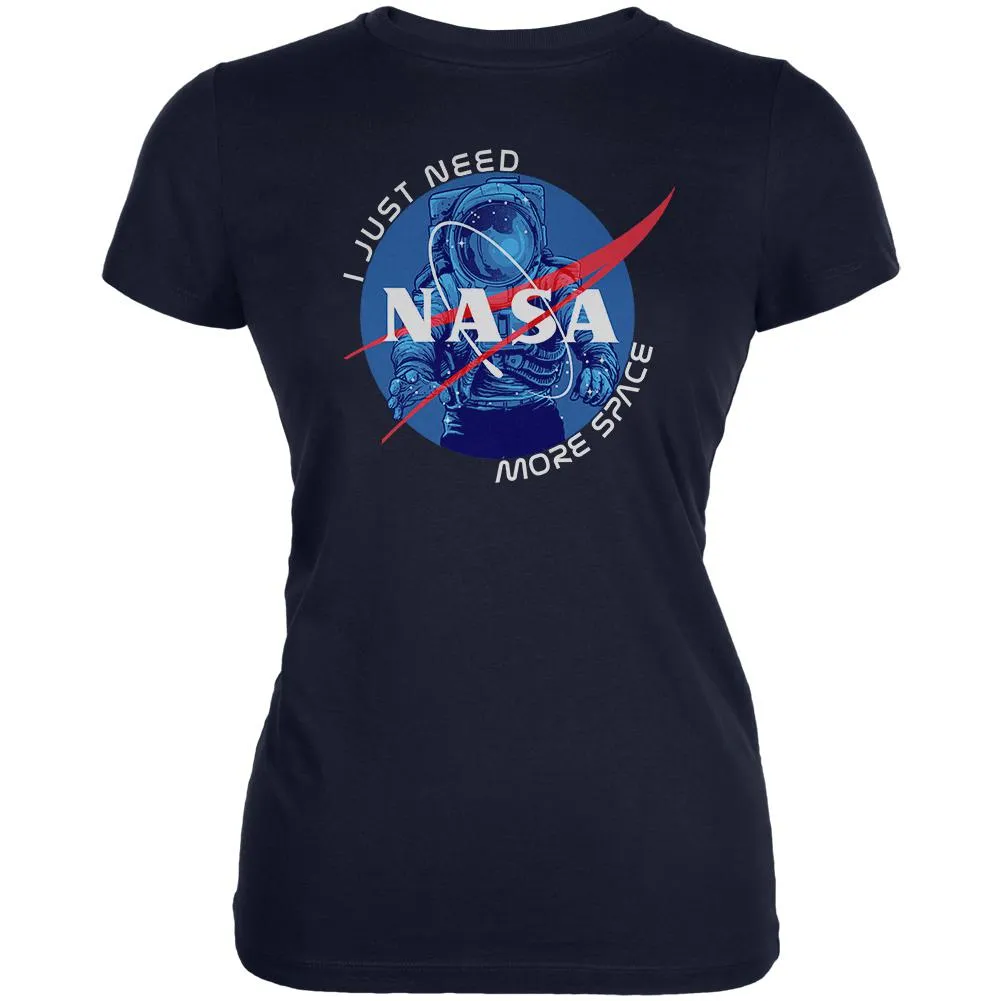 NASA Astronaut I Just Need More Space Juniors Soft T Shirt sold by Old Glory product image thumbnail 4