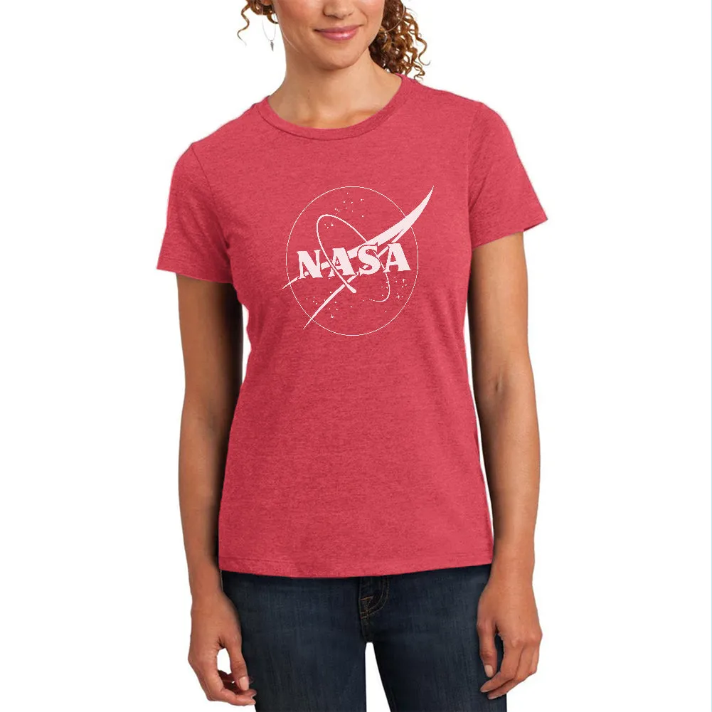 NASA Outline Logo Womens Soft Heather T Shirt sold by Old Glory product image thumbnail 5