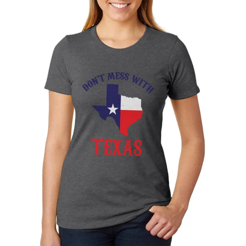 Don't Mess With Texas Womens Soft Heather T Shirt sold by Old Glory