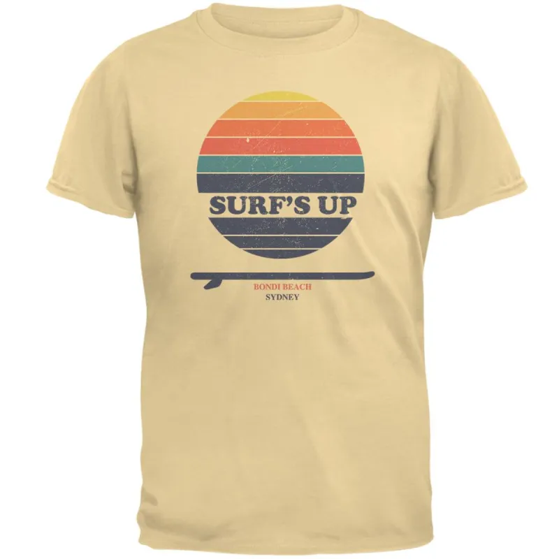 Surf's Up Bondi Beach Sydney Australia Mens T Shirt sold by Old Glory