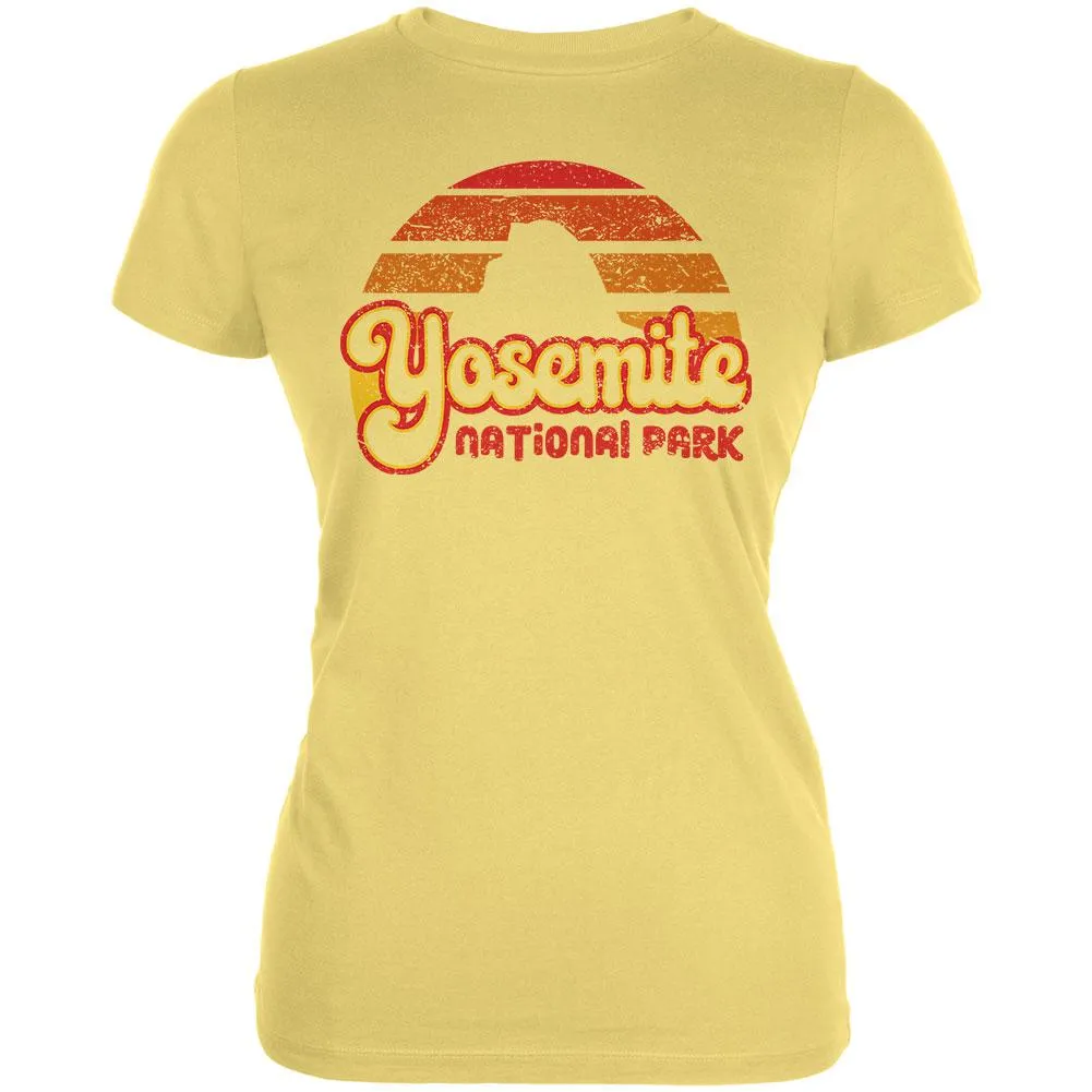 National Park Retro 70s Sunset Yosemite Juniors Soft T Shirt sold by Old Glory product image thumbnail 2