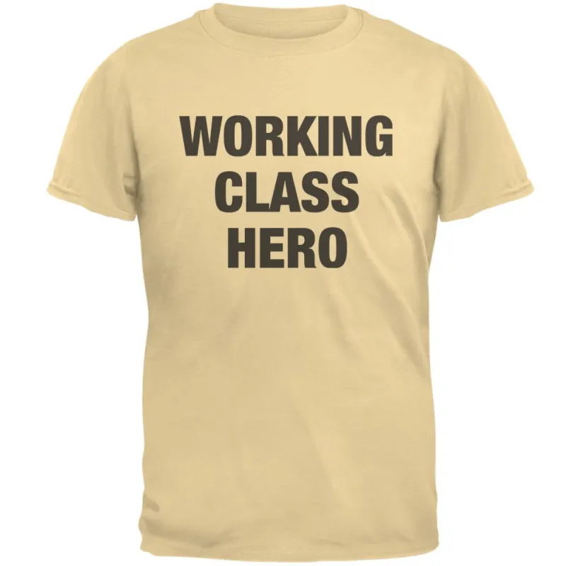 Working Class Hero Inspired By John Lennon Mens T Shirt sold by Old Glory
