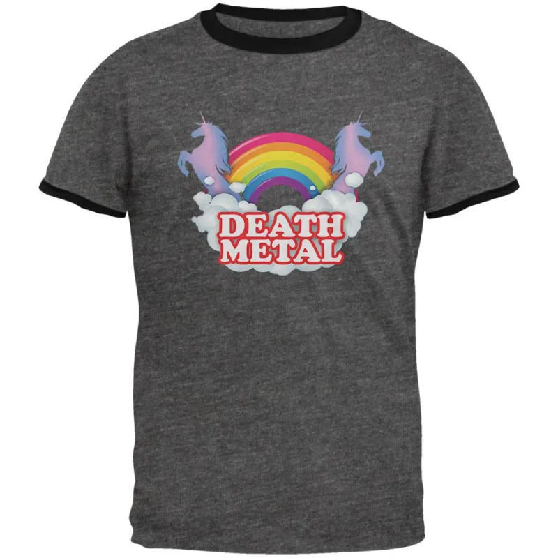 Death Metal Rainbow Mens Ringer T Shirt sold by Old Glory