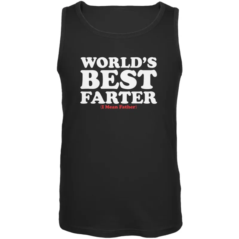Fathers Day World's Best Farter Mens Tank Top sold by Old Glory