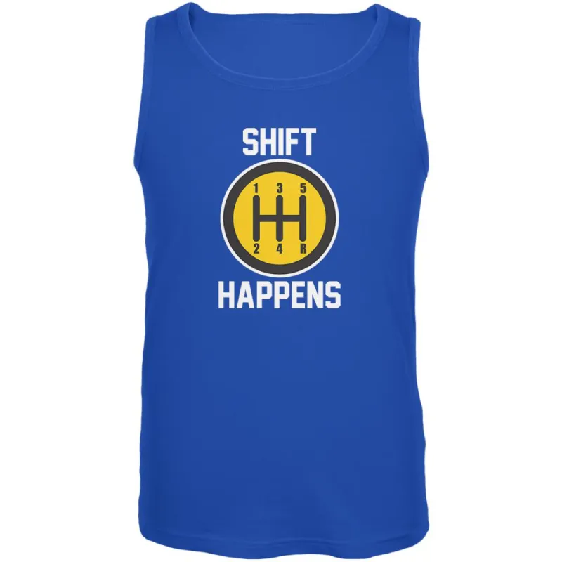 Shift Happens Mens Tank Top sold by Old Glory
