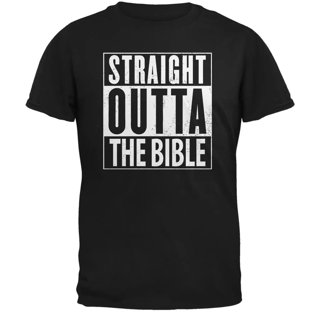 Straight Outta The Bible Mens T Shirt sold by Old Glory