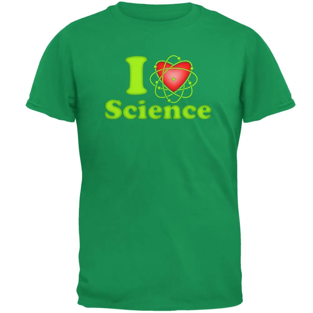 I Heart Science Atom Mens T Shirt sold by Old Glory product image thumbnail 3