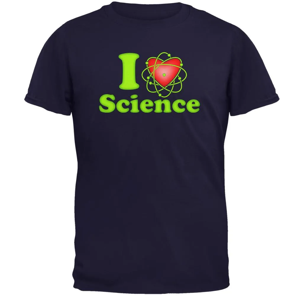 I Heart Science Atom Mens T Shirt sold by Old Glory product image thumbnail 4