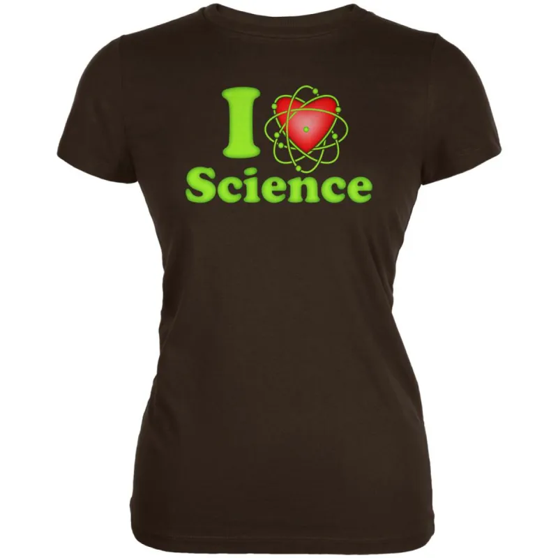 I Heart Science Atom Juniors Soft T Shirt sold by Old Glory
