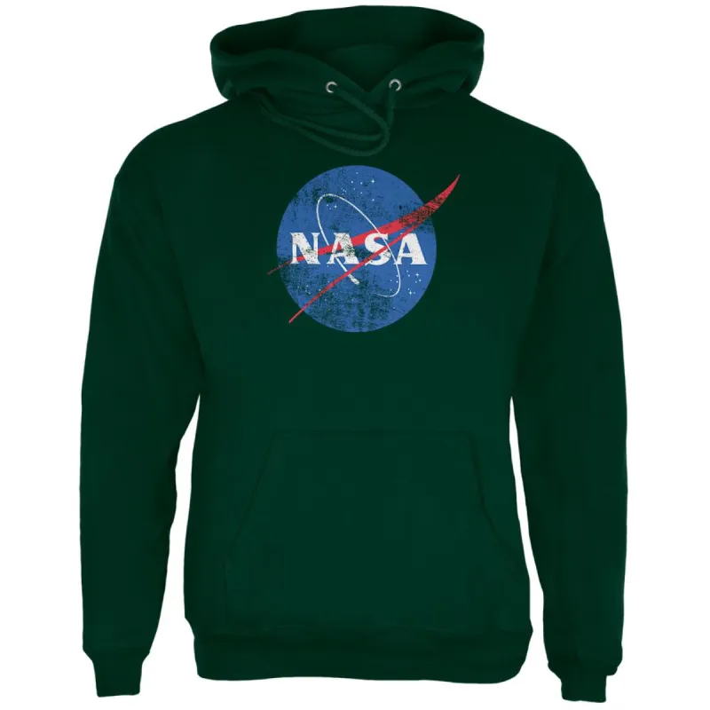 NASA Distressed Logo Mens Hoodie sold by Old Glory
