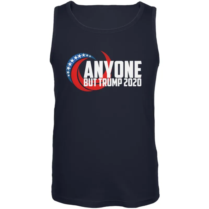 Presidential Election 2020 Anyone But Trump Mens Tank Top sold by Old Glory