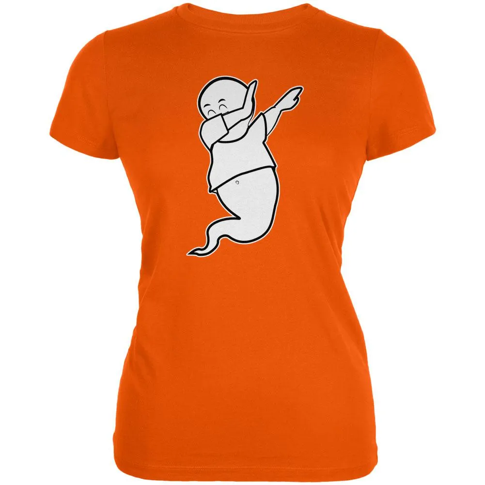 Halloween Dabbing Ghost Juniors Soft T Shirt sold by Old Glory product image thumbnail 2